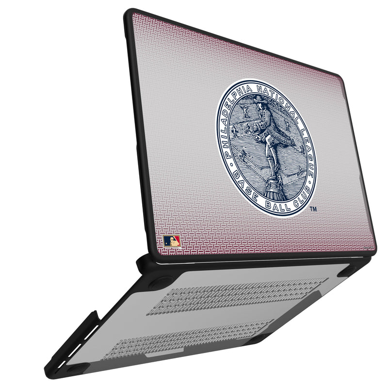 Philadelphia Phillies 1915-1943 - Cooperstown Collection Linen MacBook Laptop Case for Apple MacBook Open.Jpg