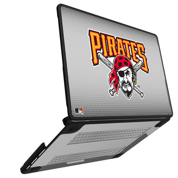 Pittsburgh Pirates 1997-2013 - Cooperstown Collection Linen MacBook Laptop Case for Apple MacBook Open.Jpg