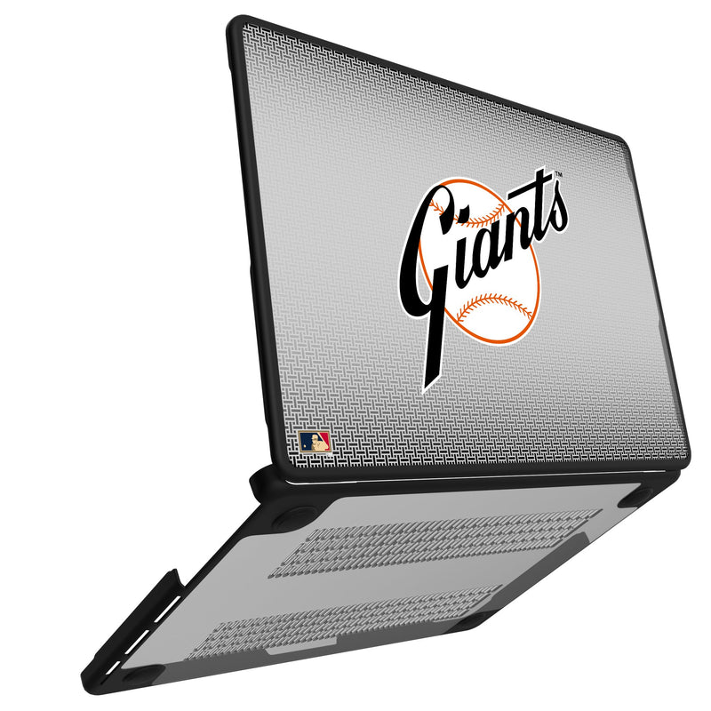 San Francisco Giants 1958-1967 - Cooperstown Collection Linen MacBook Laptop Case for Apple MacBook Open.Jpg