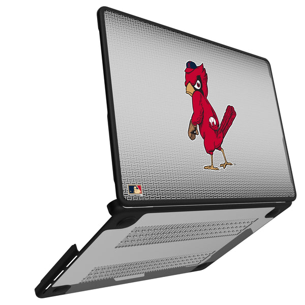 St Louis Cardinals 1950s - Cooperstown Collection Linen MacBook Laptop Case for Apple MacBook Open.Jpg