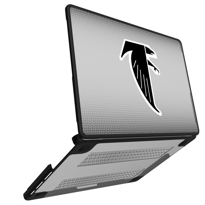 Atlanta Falcons Classic Linen MacBook Laptop Case for Apple MacBook Open.Jpg