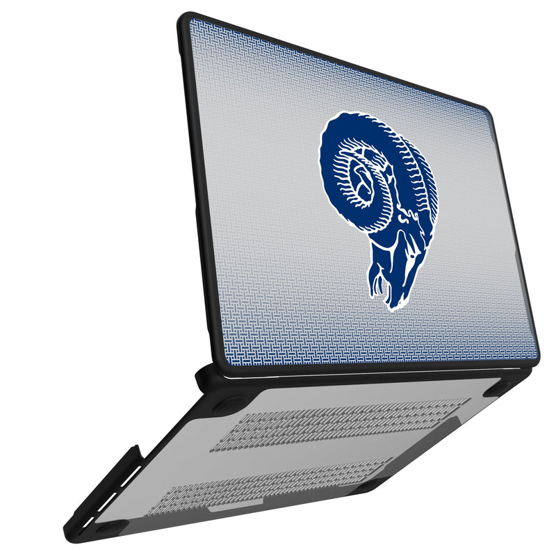 Los Angeles Rams Historic Collection Linen MacBook Laptop Case for Apple MacBook Open.Jpg