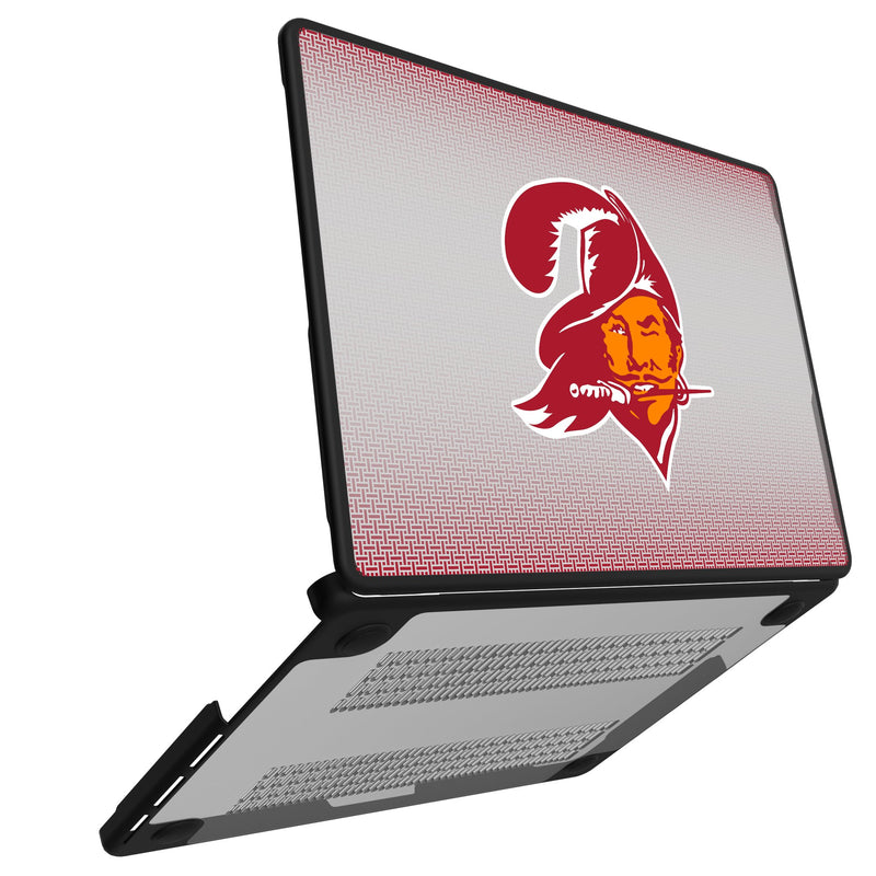 Tampa Bay Buccaneers Historic Collection Linen MacBook Laptop Case for Apple MacBook Open.Jpg