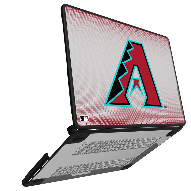 Arizona Diamondbacks Linen MacBook Laptop Case Open.Jpg