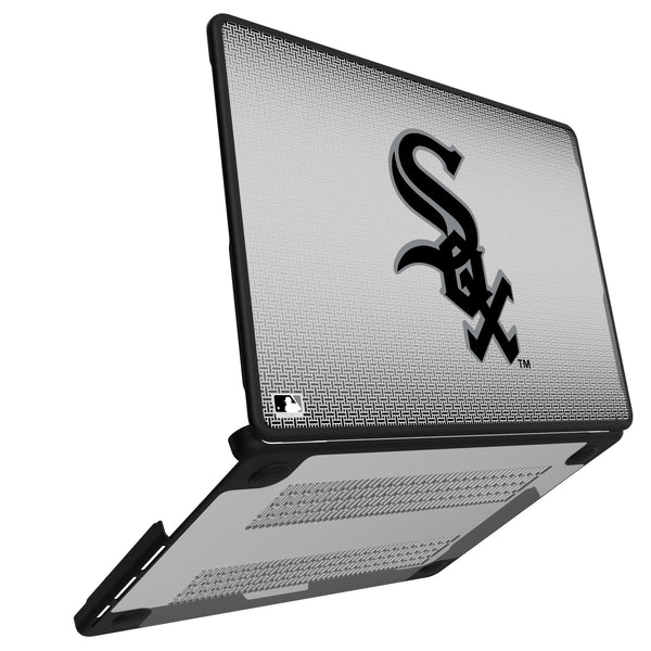 Chicago White Sox Linen MacBook Laptop Case for Apple MacBook Open.Jpg