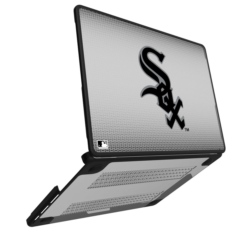 Chicago White Sox Linen MacBook Laptop Case for Apple MacBook Open.Jpg