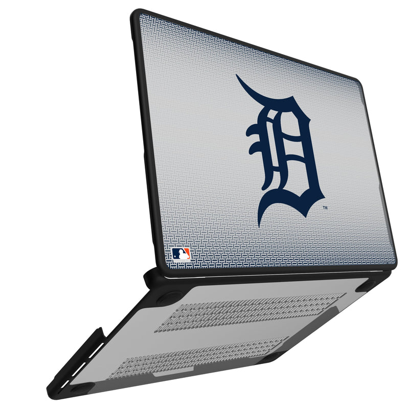 Detroit Tigers Linen MacBook Laptop Case for Apple MacBook Open.Jpg