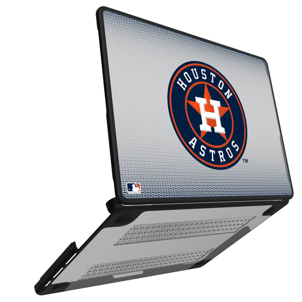 Houston Astros Linen MacBook Laptop Case for Apple MacBook Open.Jpg