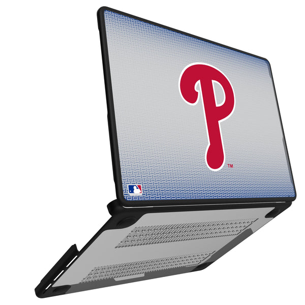 Philadelphia Phillies Linen MacBook Laptop Case for Apple MacBook Open.Jpg