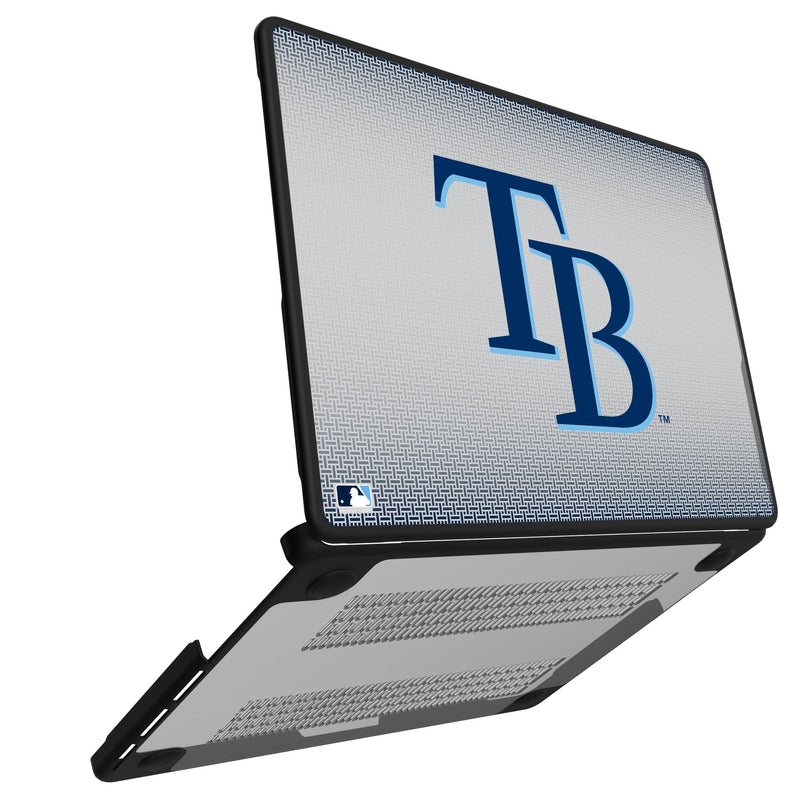 Tampa Bay Rays Linen MacBook Laptop Case for Apple MacBook Open.Jpg