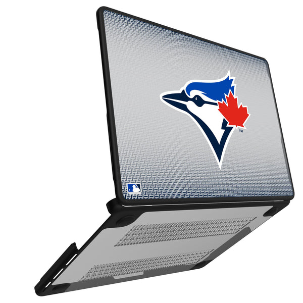 Toronto Blue Jays Linen MacBook Laptop Case for Apple MacBook Open.Jpg