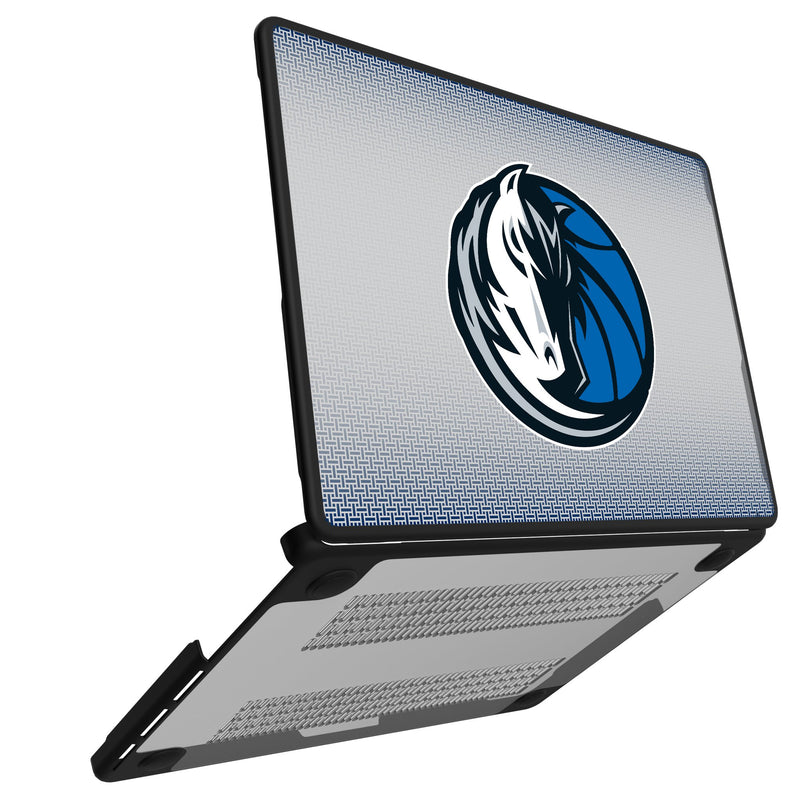 Dallas Mavericks Linen MacBook Laptop Case for Apple MacBook Open.Jpg
