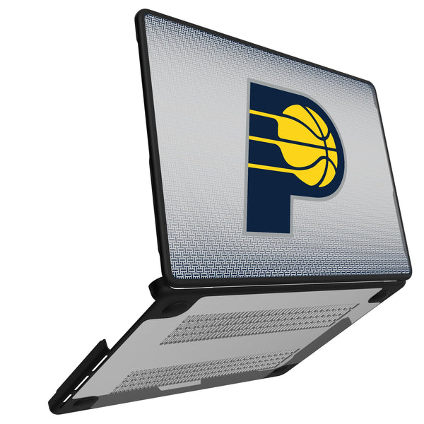 Indiana Pacers Linen MacBook Laptop Case for Apple MacBook Open.Jpg