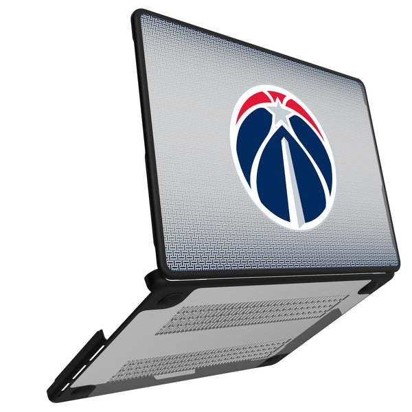 Washington Wizards Linen MacBook Laptop Case for Apple MacBook Open.Jpg