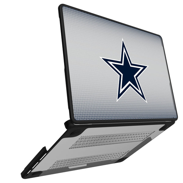 Dallas Cowboys Linen MacBook Laptop Case for Apple MacBook Open.Jpg
