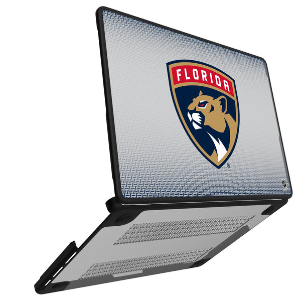 Florida Panthers Linen MacBook Laptop Case Open.Jpg