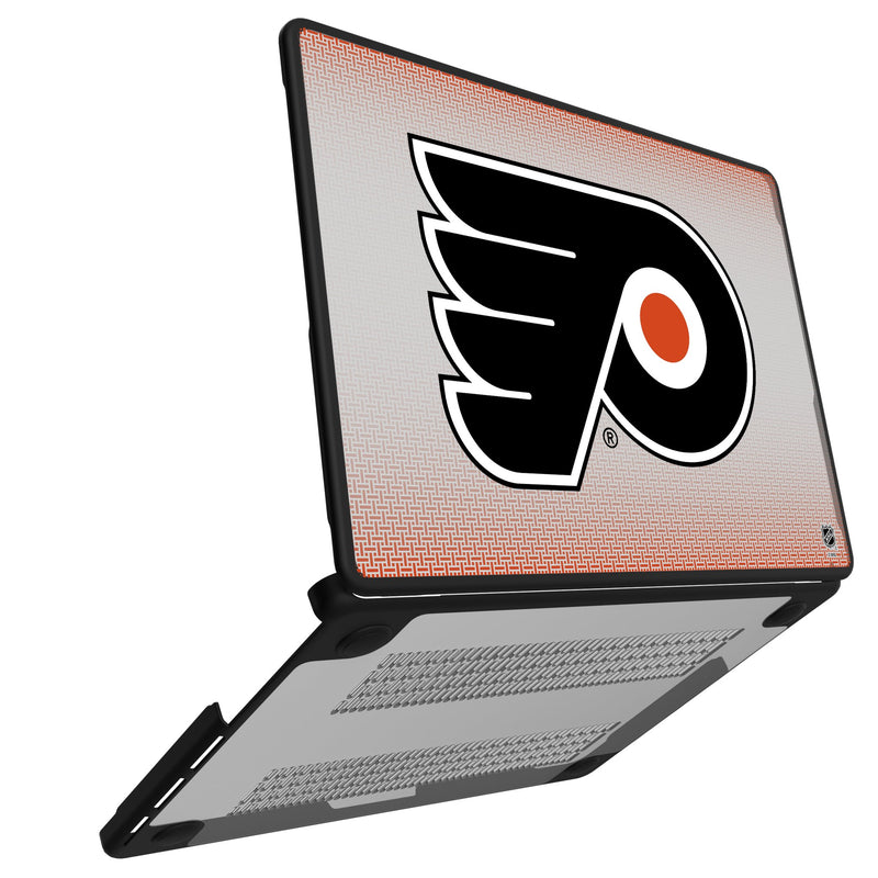 Philadelphia Flyers Linen MacBook Laptop Case for Apple MacBook Open.Jpg