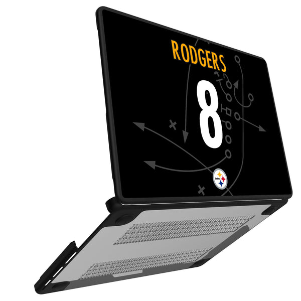 Aaron Rodgers Pittsburgh Steelers 8 Game Tactic MacBook Laptop Case for Apple MacBook Open.Jpg