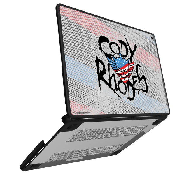 Cody Rhodes Steel MacBook Laptop Case for Apple MacBook Open.Jpg