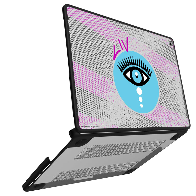 Liv Morgan Steel MacBook Laptop Case for Apple MacBook Open.Jpg