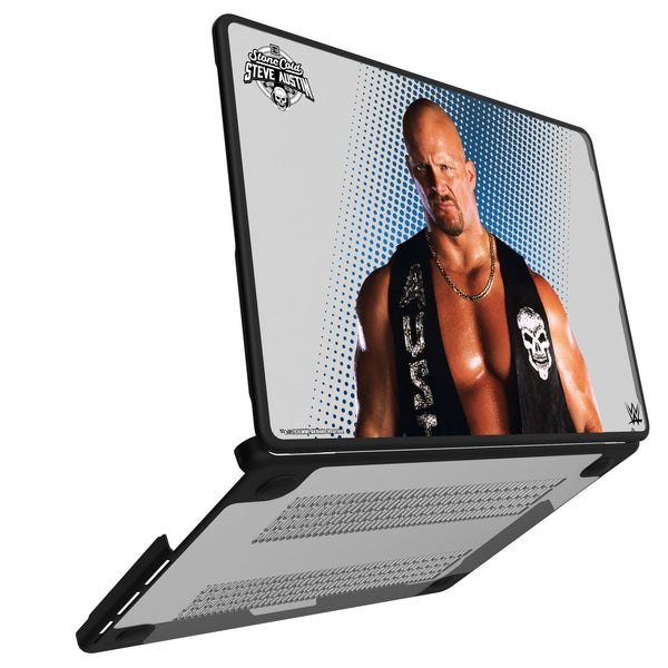 Stone Cold Steve Austin Superstar MacBook Laptop Case for Apple MacBook Open.Jpg