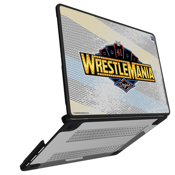 WrestleMania 41 Steel MacBook Laptop Case for Apple MacBook Open.Jpg