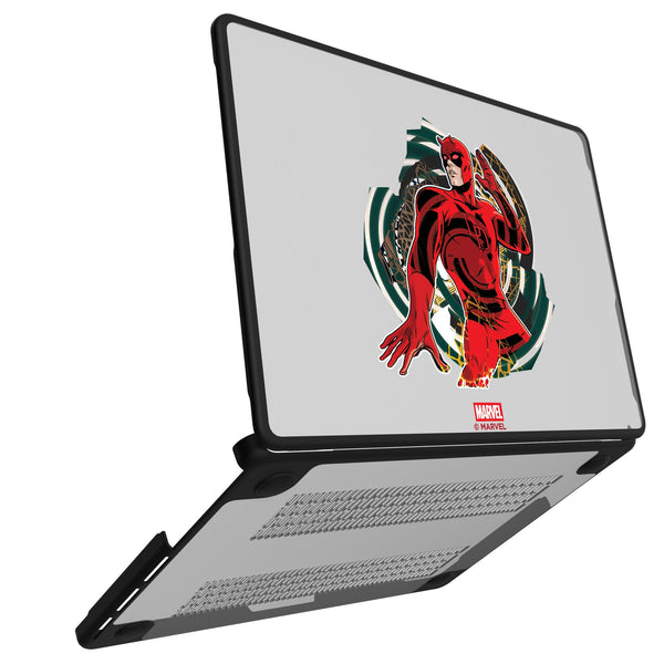 Marvel Daredevil Badge MacBook Laptop Case for Apple MacBook Open.Jpg