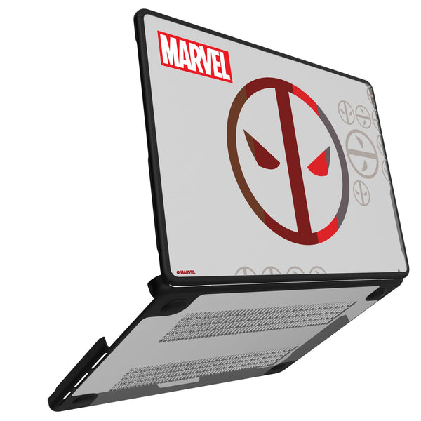 Marvel Deadpool Sigil MacBook Laptop Case for Apple MacBook Open.Jpg