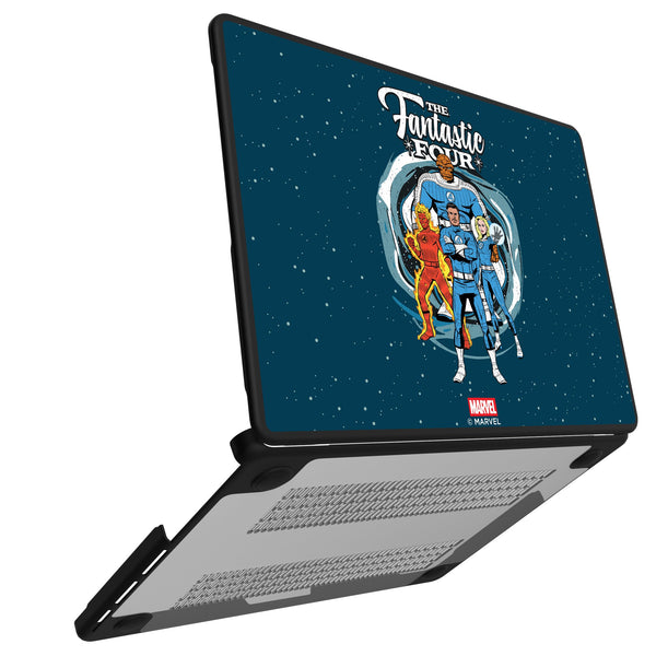 Marvel Fantastic Four Badge MacBook Laptop Case for Apple MacBook Open.Jpg