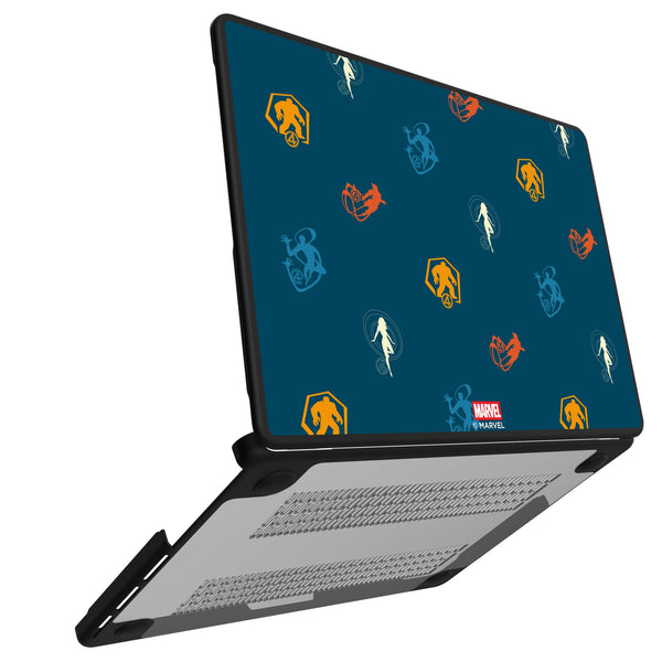 Marvel Fantastic Four Pattern 2 MacBook Laptop Case for Apple MacBook Open.Jpg