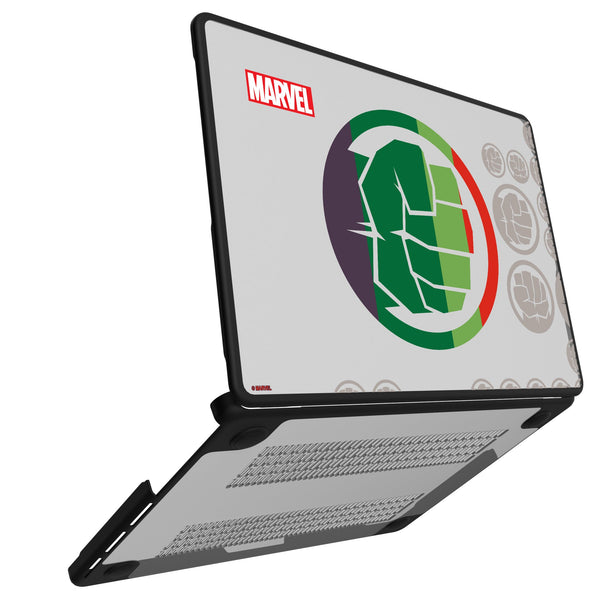 Marvel Avengers Hulk Sigil MacBook Laptop Case for Apple MacBook Open.Jpg