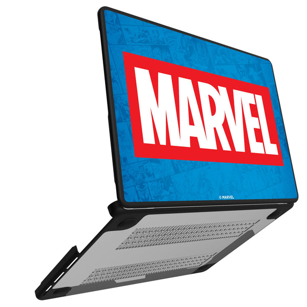 Marvel Comics Marvel Logo MacBook Laptop Case for Apple MacBook Open.Jpg