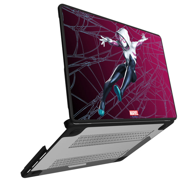Marvel Spider-Gwen MechLine MacBook Laptop Case for Apple MacBook Open.Jpg