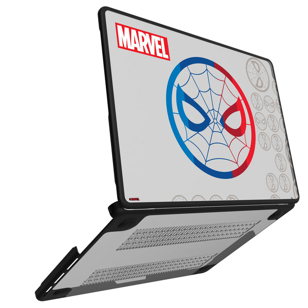 Marvel Spider-Man Sigil MacBook Laptop Case Open.Jpg