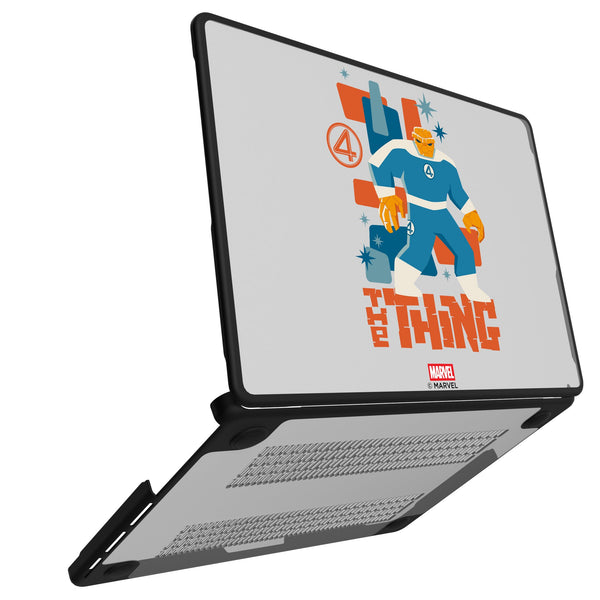 Marvel The Thing Badge MacBook Laptop Case for Apple MacBook Open.Jpg