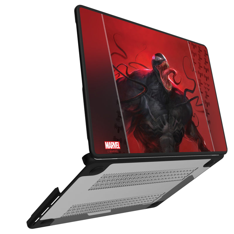 Marvel Venom Cover Art MacBook Laptop Case Open.Jpg