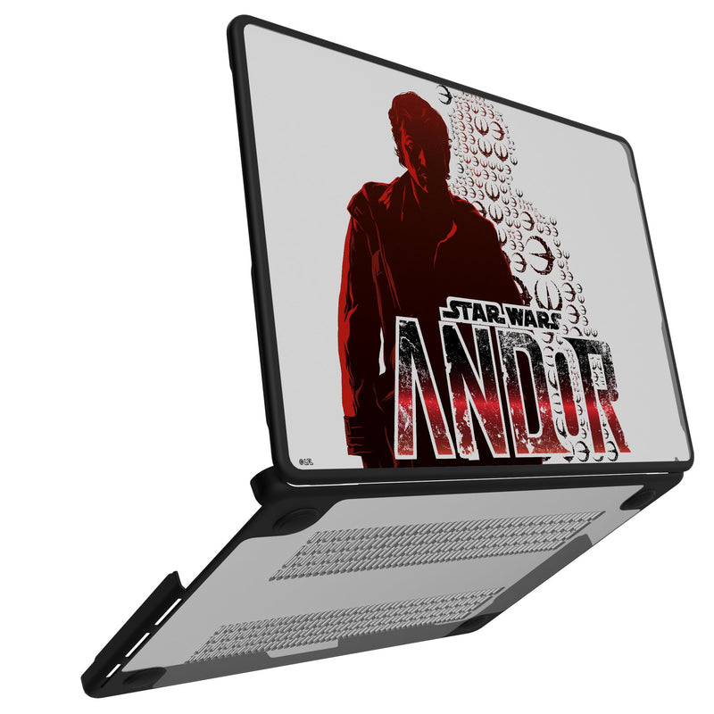 Star Wars Andor Quadratic MacBook Laptop Case for Apple MacBook Open.Jpg