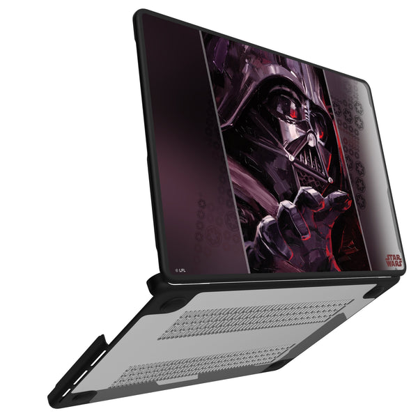 Star Wars Darth Vader Portrait MacBook Laptop Case for Apple MacBook Open.Jpg