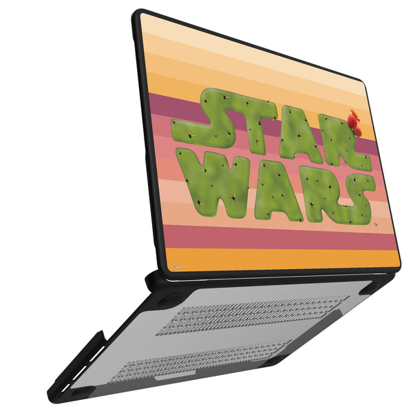 Star Wars Tatooine Locality Fade MacBook Laptop Case for Apple MacBook Open.Jpg
