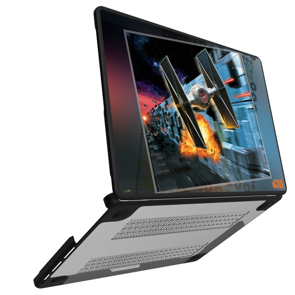 Star Wars TIE Fighter Portrait MacBook Laptop Case for Apple MacBook Open.Jpg