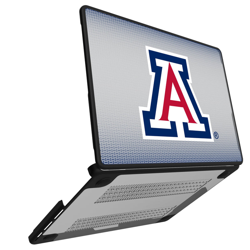 University of Arizona Wildcats Linen MacBook Laptop Case for Apple MacBook Open.Jpg