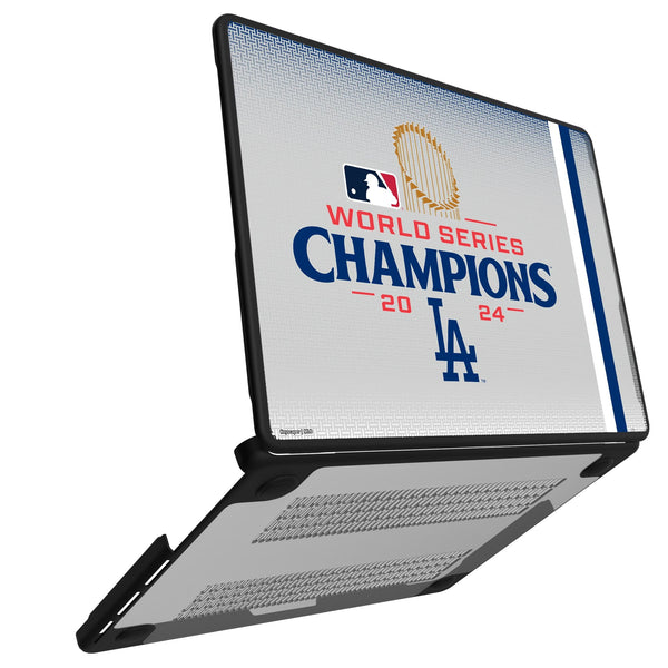 LA Dodgers 2024 MLB World Series MacBook Laptop Case for Apple MacBook Open.Jpg