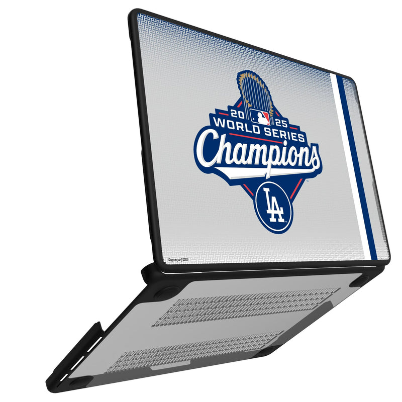 LA Dodgers 2025 MLB World Series MacBook Laptop Case for Apple MacBook Open.Jpg