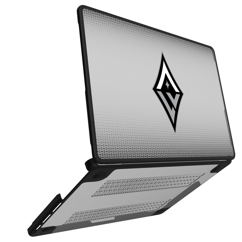 Las Vegas Aces Linen MacBook Laptop Case for Apple MacBook Open.Jpg