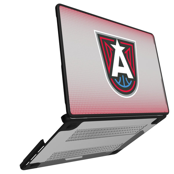 Atlanta Dream Linen MacBook Laptop Case Open.Jpg