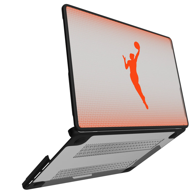 WNBA  Linen MacBook Laptop Case Open.Jpg