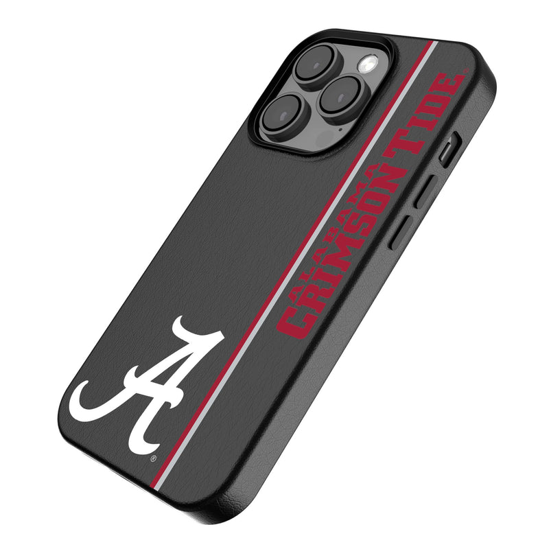 University of Alabama Crimson Tide Script A Sidebar iPhone MagSafe Compatible Phone Case for Apple iPhone Iso.Jpg