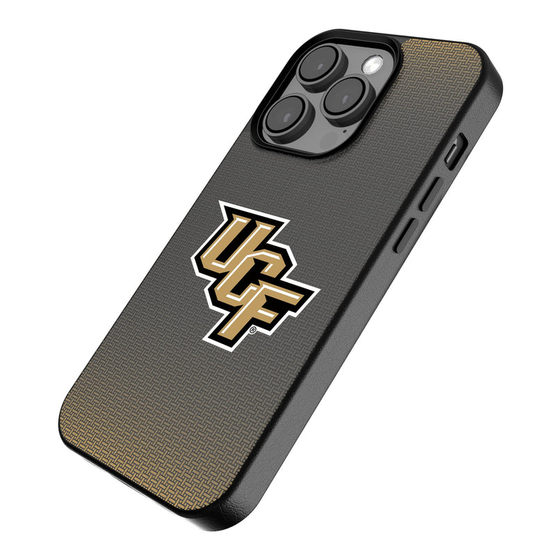 University of Central Florida Golden Knights Linen iPhone MagSafe Compatible Phone Case for Apple iPhone Iso.Jpg