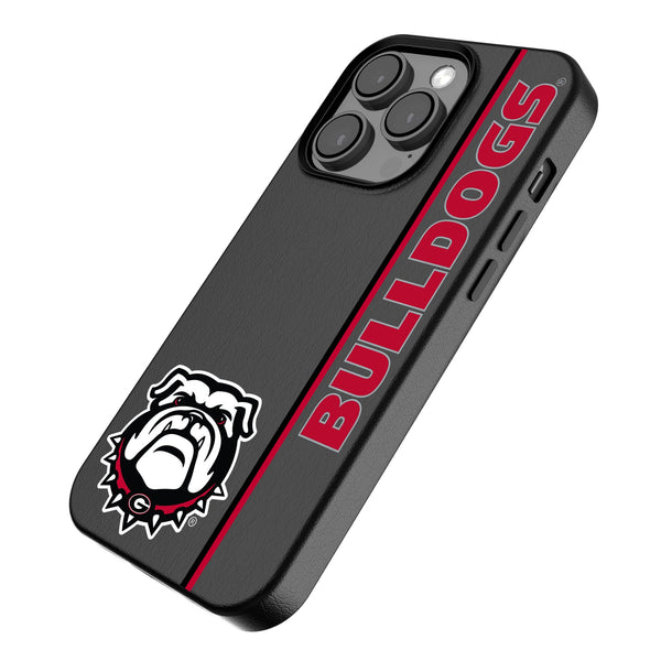 University of Georgia Bulldogs Uga Sidebar iPhone MagSafe Compatible Phone Case Iso.Jpg