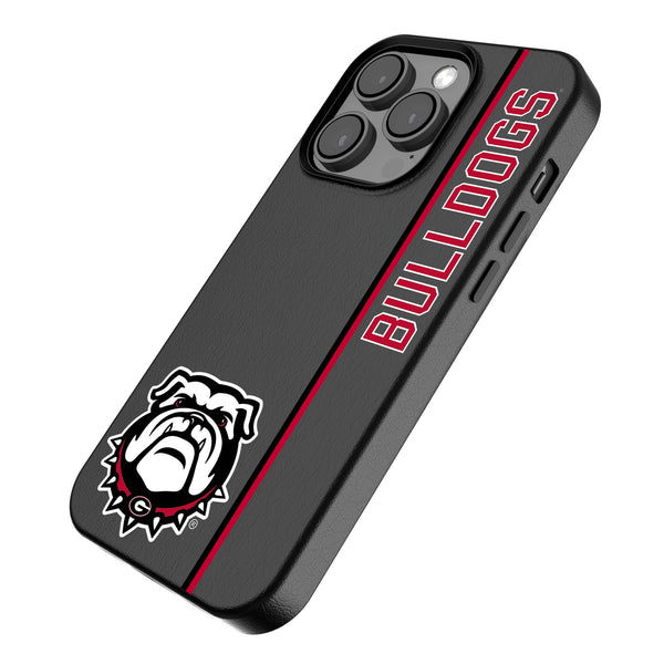 University of Georgia Bulldogs Uga Sidebar iPhone MagSafe Compatible Phone Case for Apple iPhone Iso.Jpg